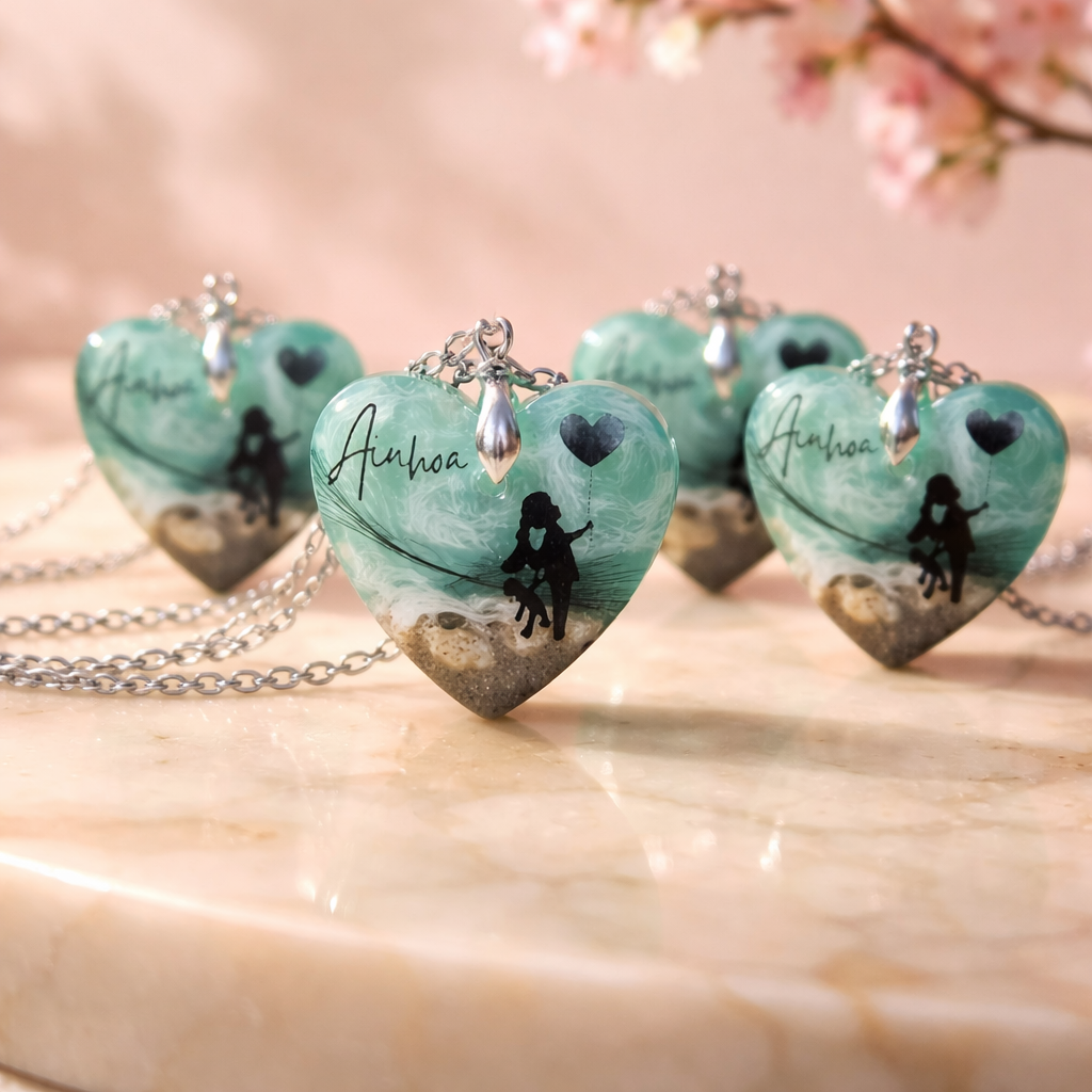 COLLAR CORAZÓN · (bajo pedido)