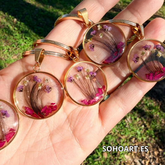 LLAVERO MEDALLÓN METÁLICO