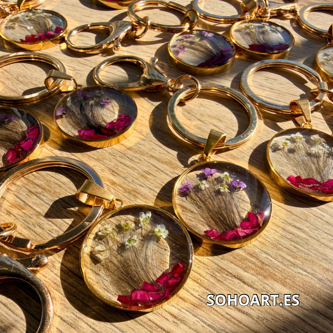 LLAVERO MEDALLÓN METÁLICO